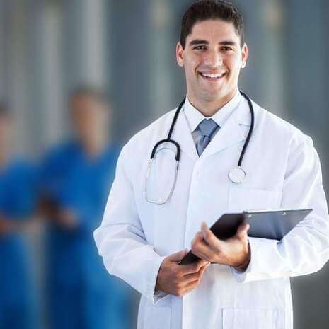 Foto de um médico